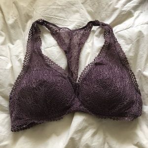 Purple bralette